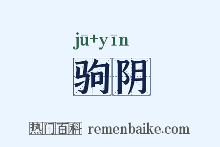 驹阴是什么意思的图片